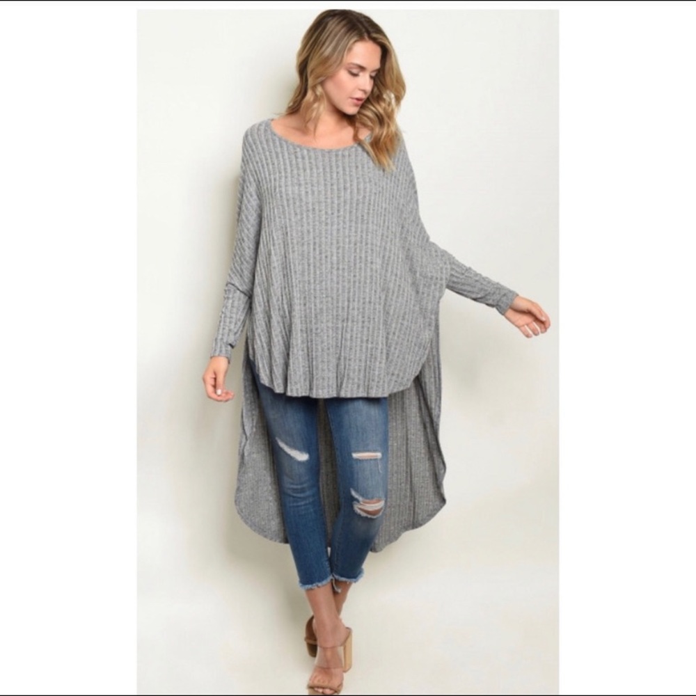 Oversized high low tunic BUY 2 GET 1 FREE - Picture 2 of 2